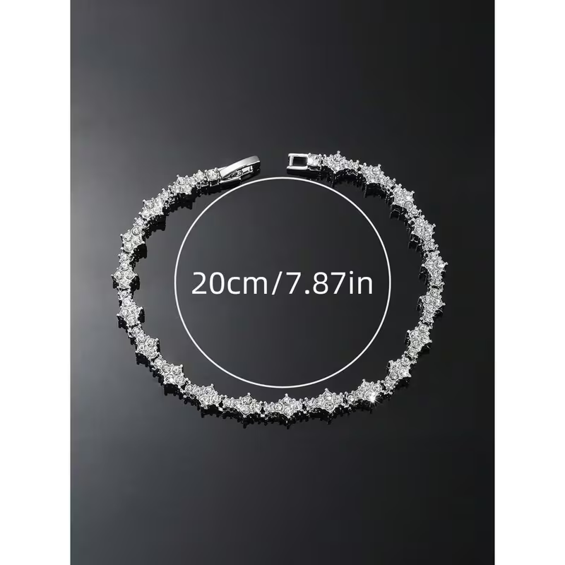 Crystal Tennis Bracelet Size Guide